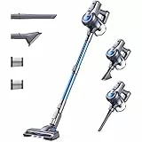 Greenote Aspirapolvere Senza Fili, 23000PA Scopa Elettrica Potente 4 in 1, 200W Duale Motore Brushless con LED, 35 minuti di autonomia, portatile, leggero per la casa