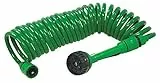 Tubo da giardino a spirale, 7,5 m, 7 funzioni