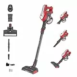 Hoover H-FREE 100 HF122AH 011 Scopa Elettrica Ricaricabile senza Fili, Tecnologia Ciclonica senza Sacco, Accessori Integrati, Potente, Batteria da 22V, Autonomia 40 Min, Gregor Titanium