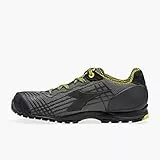 Utility Diadora Beat Da2 Text Low S1P Hro Src, Scarpa da lavoro bassa Unisex - Adulto, Nero, 42 EU