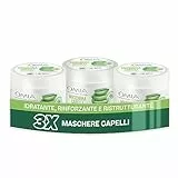 Omia, Maschera Per Capelli Erboristica con Aloe Vera del Salento, Trattamento Idratante e Illuminante per Capelli Secchi, Senza Siliconi e SLES, 3 Flaconi da 250 ml - Esclusiva Amazon