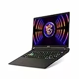 MSI Vector GP68HX 12VH-036IT, Notebook Gaming, 16' FHD+ 144Hz, Intel i9-12900HX, Nvidia RTX 4080 12GB GDDR6, RAM 16GB DDR5 4800MHz, 1TB SSDPCIe 4, WiFi 6, Win 11 Home, Layout e Garanzia ITA, Nero