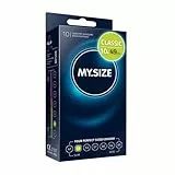 MY.SIZE Preservativi classici misura 2 I 49 mm di larghezza I 10 pezzi confezione standard I preservativi premium extra sottili I preservativi fedeli al tatto I 0,07 mm di spessore delle pareti