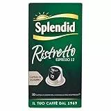 Splendid - Capsule Caffè Espresso Ristretto - 10 Capsule in Alluminio - Intensità 12 - Compatibili con Macchine Nespresso