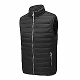 TONY BACKER Gilet Uomo Senza Maniche Giubbotto Smanicato Uomo Casual Leggero (3XL, NERO)