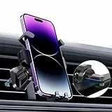 GVAVIY Porta Cellulare Auto [2023 Gancio Aggiornato], Supporto Cellulare Auto Bocchette dell'Aria, Porta Telefono Auto Compatibile con iPhone 14 PRO Max e Altro 4.7-6.9” Smartphone