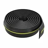DIKER Guarnizione Della Porta del Garage, Guarnizione Per Soglia del Garage 3M, Universale Guarnizione per Porta Garage, Striscia di Ricambio Resistente Alle Intemperie Gomma
