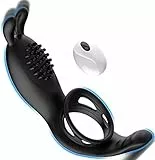 DSJ Anèlló V𝗶Brante per il P𝗲𝗻E Clītorîdé Coppia Donna Wireless V𝗶Brátoré con Telecomando Cóntrol Silicone Víbratóri Anèlló per Péné Sess𝘂Ale Uomo Donna Séssó Púntó G St𝗶M𝗼Lator𝗲