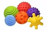 FANCY FancyBaby 6 palline sensoriali neonati, Giochi educativi per neonati palla sensoriale neonati, Giochi sensoriali per neonati, Palla morbida neonato per giochi aqua, giochi neonati. Idea regalo