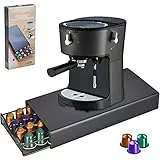 Amzeeniu Cassetto per Capsule,Organizer Per Capsule Caffè 40 Pezzi,Coffee Machine Stand,Portacapsule Cassetto Durevole Per Cialde Caffè & Drawer Storage contenitore per organizer