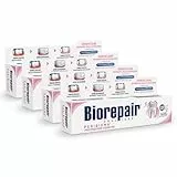 Biorepair, Dentifricio Protezione Gengive Peribioma, 4 Confezioni da 60 ml, Combatte e Previene Problemi Gengivali, con Probiotici, Acido Ialuronico Idratante, Calendula e Spirulina, Senza Fluoro