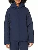 Amazon Essentials Giacca da Neve in Materiale Isolante a Manica Lunga Resistente All'Acqua con Cappuccio Donna, Blu Marino, M