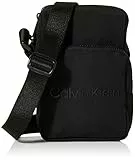 Calvin Klein Borsa a Tracolla Uomo Ck Must T+ Reporter XS Piccola, Nera (Ck Black), Nero (Ck Black), Taglia Unica