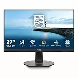 Philips 272B7QUPBEB USB-C Docking Station Monitor 27' LED IPS, 2560x1440, Powersensor, 5ms, Ergonomia Totale, Multiview (PiP, PbP), Audio Integrato, HDMI, Hub USB, RJ45, Low Blue, Flicker Free, Nero