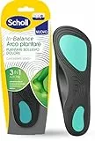 Scholl In-Balance Arco Plantare, Plantare Sollievo Dolore, Solette Ortopediche Piede Piatto, Plantari con Gel Ammortizzante a Doppio Strato con Supporto Flessibile, Taglia L (42.5-45), 1 Paio