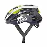 ABUS AIRBREAKER, Casco da Bici Unisex-Adulto, Blau/Weiß (Movistar Team 23), M (52-58 cm)