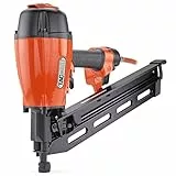 Tacwise KSN90V Chiodatrice Pneumatica per Chiodi a Striscia Angolata, Utilizza Chiodi a Strisce Montati su Plastica da 50-90 mm, 2,8 a 3,3 mm, Inclinati 21°