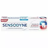 Sensodyne Dentifricio Sensibilità & Gengive, per Denti sensibili e Fastidi Gengivali, Igiene Dentale Quotidiana, Gusto menta, 75ml