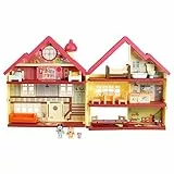 Bluey Ultimate Lights & Sounds Playhouse con Due Figure e Accessori posizionabili, Multicolore, 13 x 39 x 43.5 cm, 17348, 1 x Playset 3 x Figure 15 x Pezzi da gioco 1 x Foglio adesivo