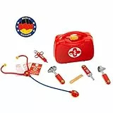 Klein Theo 4265 Valigetta da Dottore con Accessori Stetoscopio, siringa, termometro e Molto Altro Dimensioni: 21,5 cm x 9 cm x 20 cm Giocattolo per Bambini a Partire da 3 Anni
