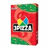 GLOP 3Pizza - Giochi da Tavolo per Bambini e Adulti - Gioco di Carte Divertente per Tutta la Famiglia - Gioco da Viaggio per Bambini 8 anni o Più - Gioco per Famiglie e Amici - Regalo