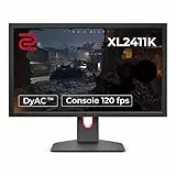 Benq Zowie Xl2411K Monitor Gaming 24 Pollici, FHD 1080p, 144 Hz, 1Ms, Dyac, Nero
