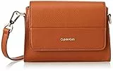 Calvin Klein Borsa a Tracolla Donna Daily Dressed Piccola, Marrone (Cognac), Taglia Unica