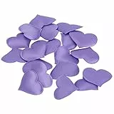 Zerodis Decorazioni a Forma di Cuore, 500 Pezzi/Pacco Petali a Forma di Cuore Coriandoli Spargimenti di Spugna Decorazioni per Feste di Matrimonio di San Valentino(Viola)