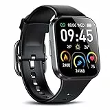 Aptkdoe Smartwatch Uomo Donna, Orologio Fitness 1,69'' HD Smart Watch con Contapassi Sonno Cardiofrequenzimetro, 25 Sportivo, Notifiche Messaggi, Impermeabil IP68 Fitness Tracker per Android iOS