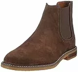 Clarks Jaxen, Stivali Chelsea Uomo, Marrone (Brown Suede), 42 EU