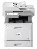 Brother MFC-L957 0cdw professionale 4 in 1 multifunzione laser a colori (stampante, scanner, fotocopiatrice, Fax), colore: bianco/grigio
