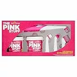 Stardrops - The Pink Stuff - The Miracle Scrubber Kit - 2 Vasche di Pasta Detergente Miracle con Strumento Scrubber Elettrico e 4 Testine di Pulizia