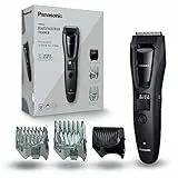 Panasonic ER-GB62, rasoio elettrico per capelli, barba e corpo per uomo con 40 lunghezze di taglio, grigio, confezione da 1