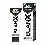 Blanx Pasta Dentifricio Sbiancante e Antimacchia ai Licheni Artici, Formula Nera, 75ml