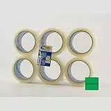 36 Rotoli Nastro Adesivo Trasparente 50x66 Silenziato Syrom