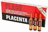 Perdita di capelli Placenta Placo per il trattamento intensivo dei capelli (24 fiale da 10,4 ml ciascuna)