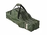 Mitchell GT Pro - Borsa portatile in tela per canna da pesca e mulinello, borsa organizer per accessori da pesca, custodia verde per canna da pesca e mulinello, 130 cm