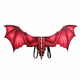 Unbekannt 3D Halloween Ali del Drago Mardi Gras Costume Costume da Drago (Rosso)