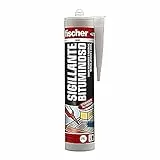 Fischer Sigillante Adesivo Bituminoso SB per Tegole Canadesi, Membrane di Copertura, Colore Nero, 280 ml, 553127