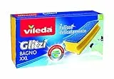 Vileda Glitzi Bagno Spugna, Giallo/Blu, 8x15x4.5 cm