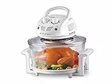 Beper BF.640 – Forno Ventilato Multifunzione 12L, Anello di Prolungamento per Capienza Totale 18L, Timer 60 Minuti, Temperatura Regolabile fino a 250°, Accessori Inclusi, Risparmia Energia e Tempo