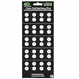 LR44 AG13 Batterie a Bottone 40 Pezzi, POWEROWL Pile a Bottone Alcalina 357/357A/L1154/A76/GPA76