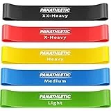 Elastici Fitness, Set di 5 Bande – 5 Livelli di Resistenza, Guida agli Esercizi, eBook in Italiano, Borsa da Trasporto – 5x elastico palestra, fasce elastiche, banda elastica, fascia per uomo e donna