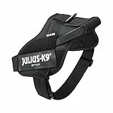 Julius-K9 Pettorina IDC Stealth, Taglia: XL/2, Colore: Nero