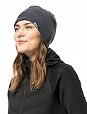 Jack Wolfskin Berretto Cascade, Ebano, Etichettalia Unica Unisex-Adulto