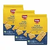 Schar Gluten Free Table Crackers, 7.4 Ounce (Pack of 3)