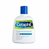Cetaphil, Emulsione Detergente Fluido, Crema Viso e Corpo Idratante per Pelle Sensibile, Secca e Intollerante, Senza Profumo, Formato 250 ml