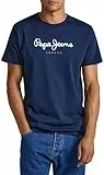 Pepe Jeans Eggo N, T-Shirt Uomo, Blu (Navy),XL