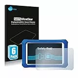 savvies 6-Pezzi Pellicola Protettiva compatibile con Clementoni Clempad X PLUS Protezione Schermo Trasparente