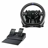 Superdrive - Volante da corsa SV950 con pedale e palette per Xbox Serie X/S, PS4, Xbox One, PC (programmabile per tutti i giochi)